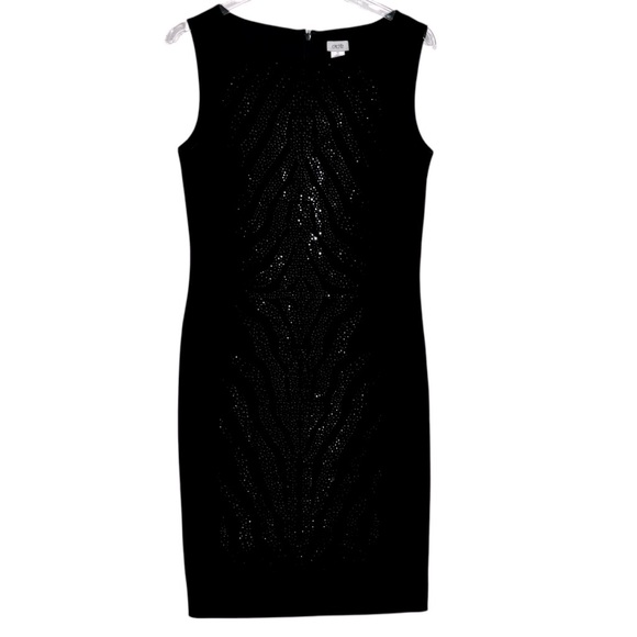 Cache Dresses & Skirts - CACHE’ - SIZE 12 - DARK NAVY & SWAROVSKI STONES - VERY FITTED - GREAT COND - S